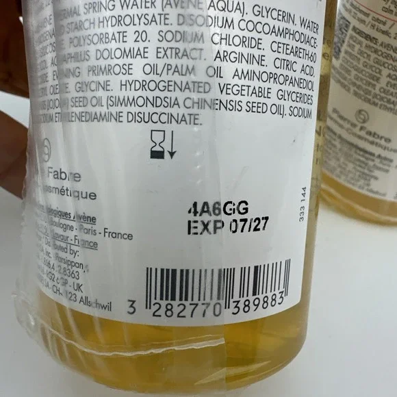 2 Pack Avene - XeraCalm AD Lipid Replenishing Cleansing Oil 13.5 Fl Oz Body Wash - Picture 3 of 3